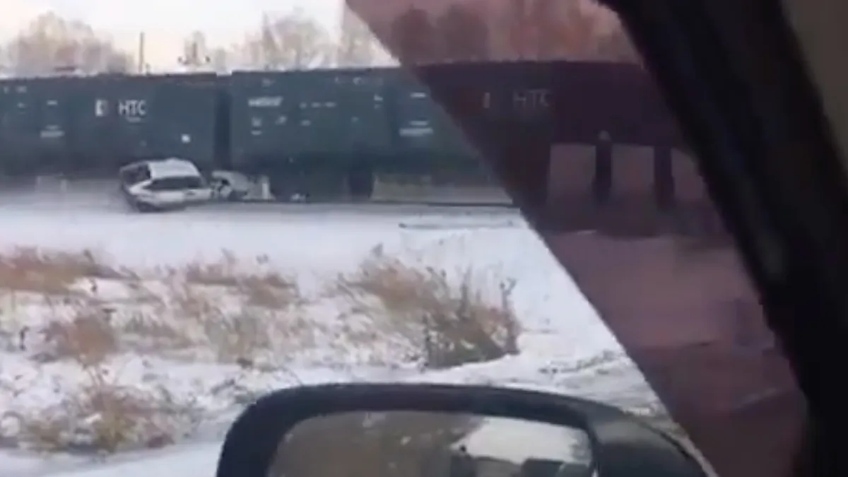 Benarde positie na aanrijding met trein