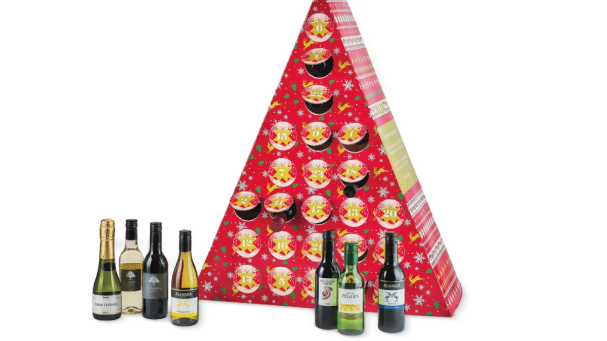 Adventskalender 2021 met wijn en bier bij Aldi
