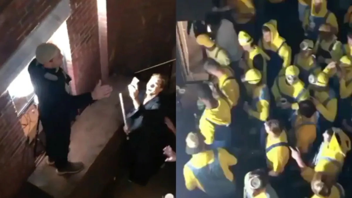 Grote vriendengroep heeft Despicable Me als Halloween thema