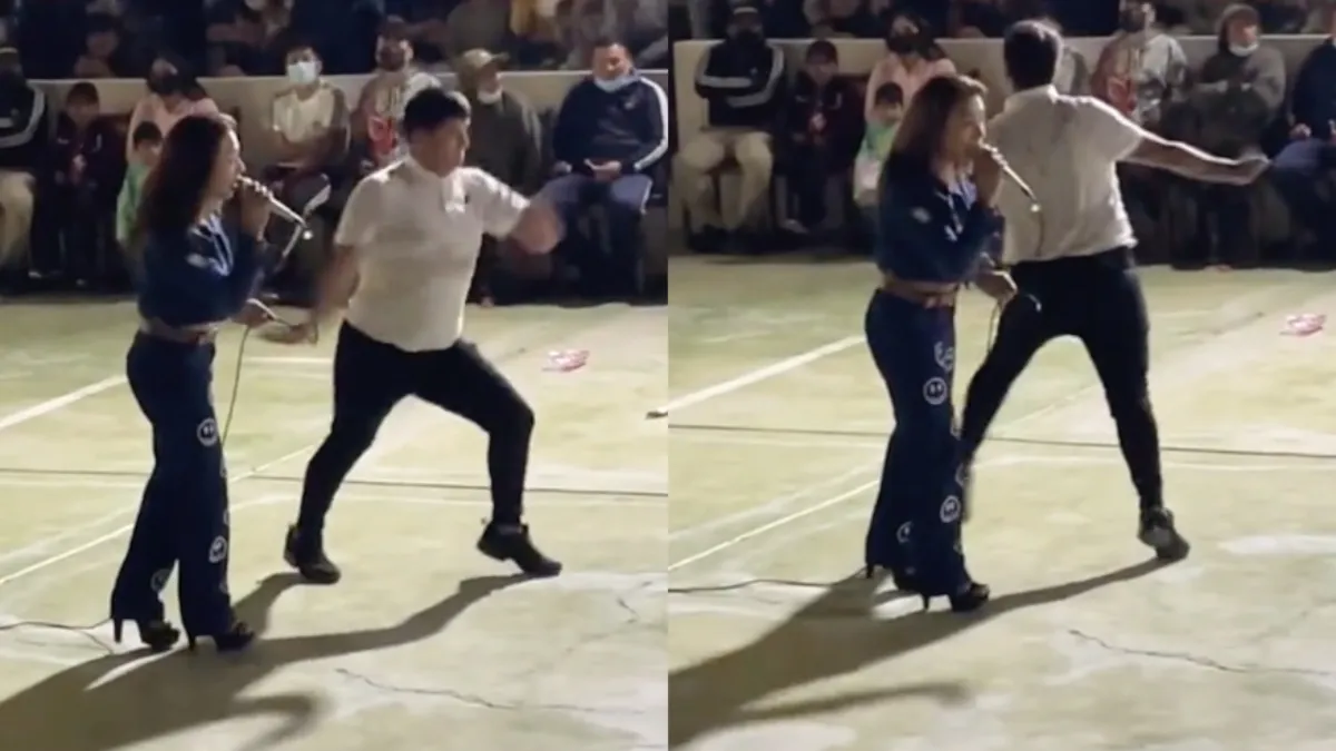 Excentrieke danser pakt volgens matige zangeres net even te veel shine