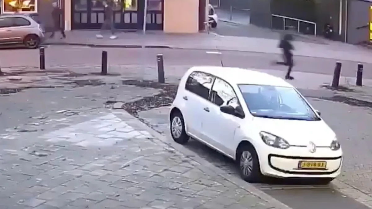 Beelden bewakingscamera opgedoken van dodelijke aanrijding in Venlo
