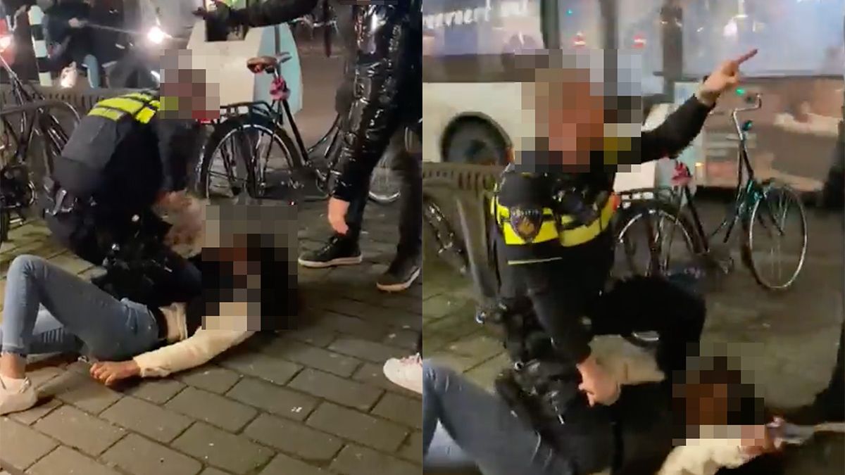 Beelden opgedoken van aanhouding van meisje met veel geweld in Breda