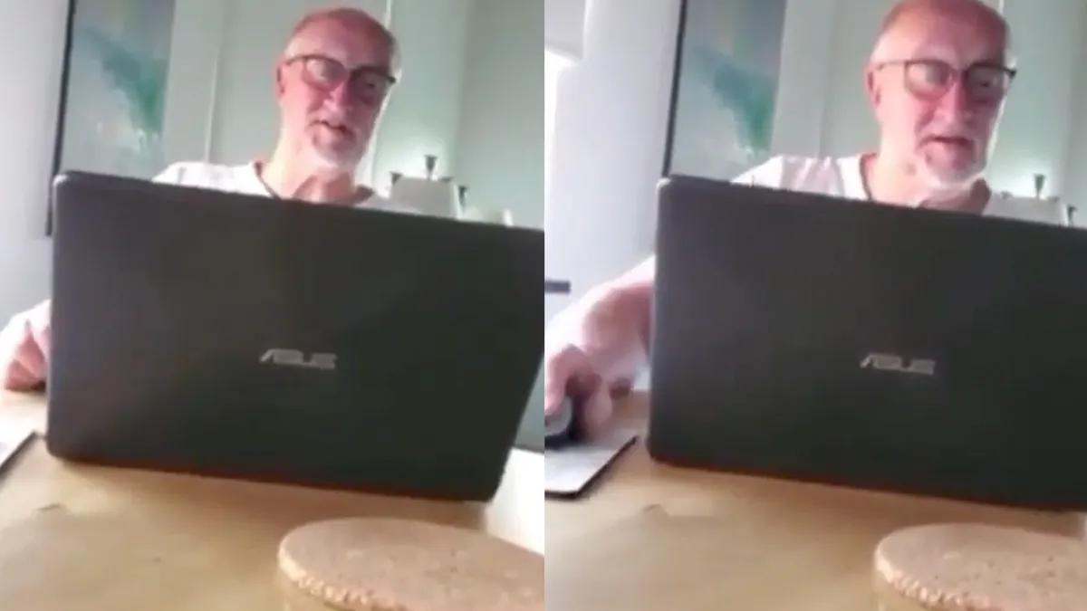 Er gaat iets niet goed bij Hans, dus gooit hij er een paar krachttermen uit