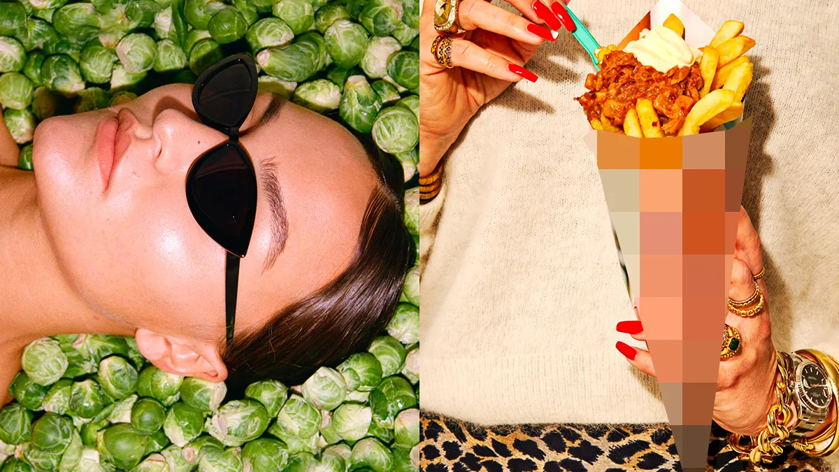 Er is dus een kookboek met recepten als Patatje Porno, Kinky chicken of Pussy sushi