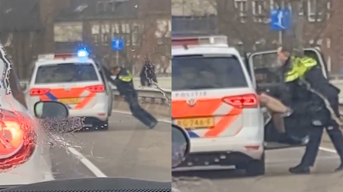 Man in Maastricht heeft absoluut geen zin om mee te gaan naar politiebureau
