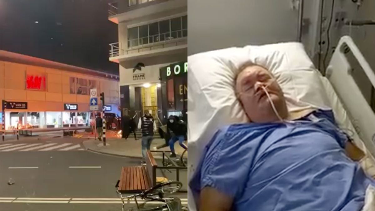 Reactie van Marco Buis, de man die gisteravond tijdens de rellen in Rotterdam werd neergeschoten