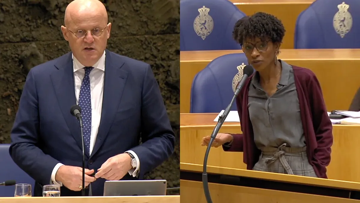 Sylvana Simons is boos en beschuldigt Ferd Grapperhaus van racisme