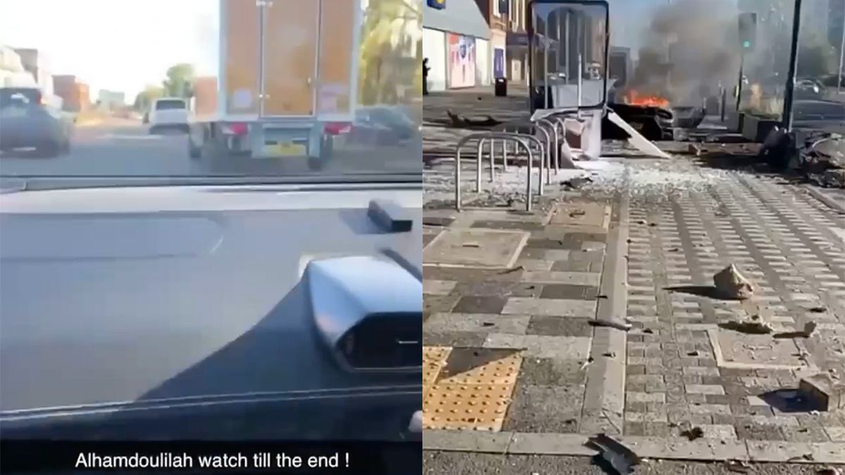 Video hoe iemand een Lamborghini total loss rijdt in Londen