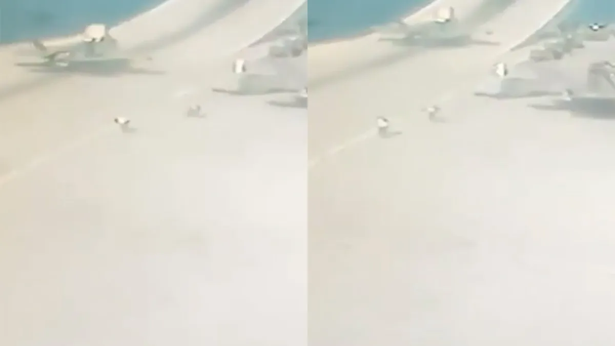 Video straaljager duikelt van vliegdekschip HMS Queen Elizabeth in Middellandse Zee