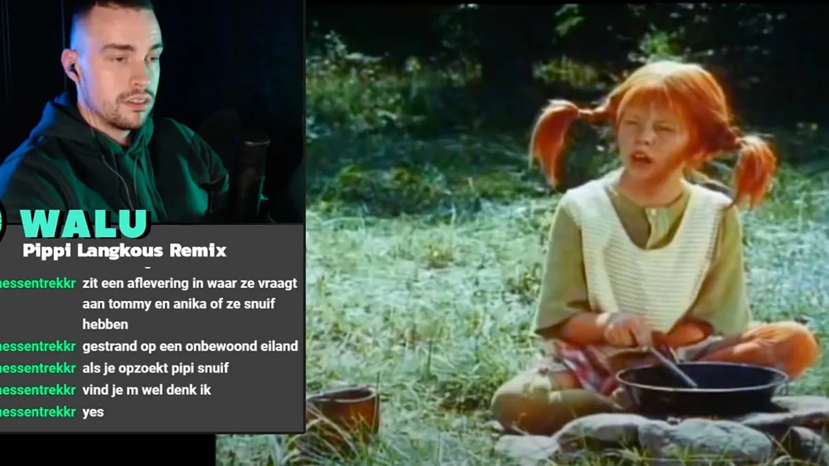 Walu maakt Trap Remix van Pippi Langkous