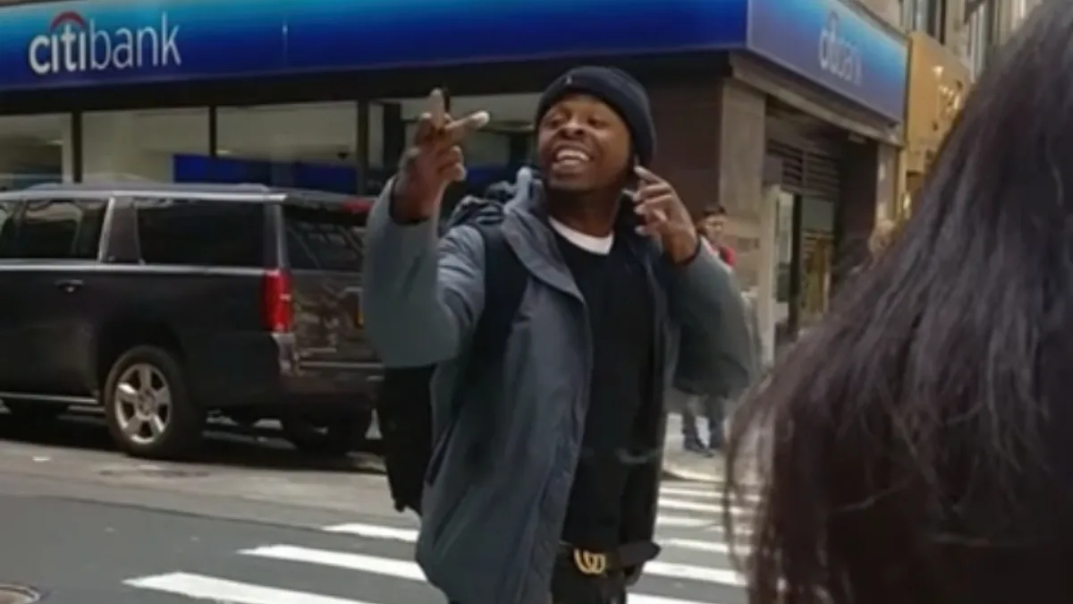 Racistische dwaas gaat wel vaker los in New York