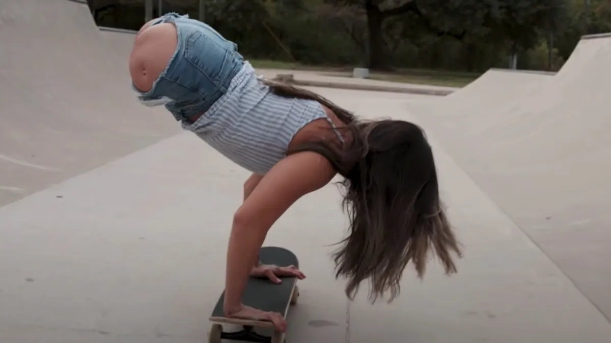 Kanya is geboren zonder benen, maar laat zich daar niet door tegenhouden