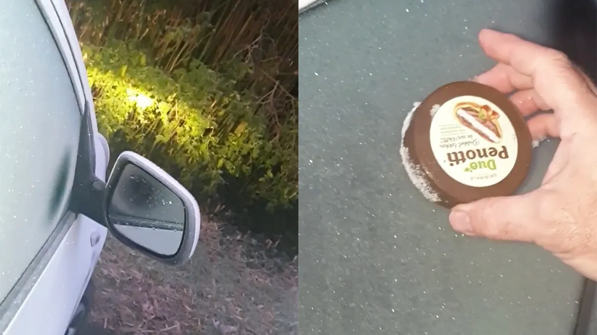 Bevroren ramen zo schoon met de Duo penotti-dop truc