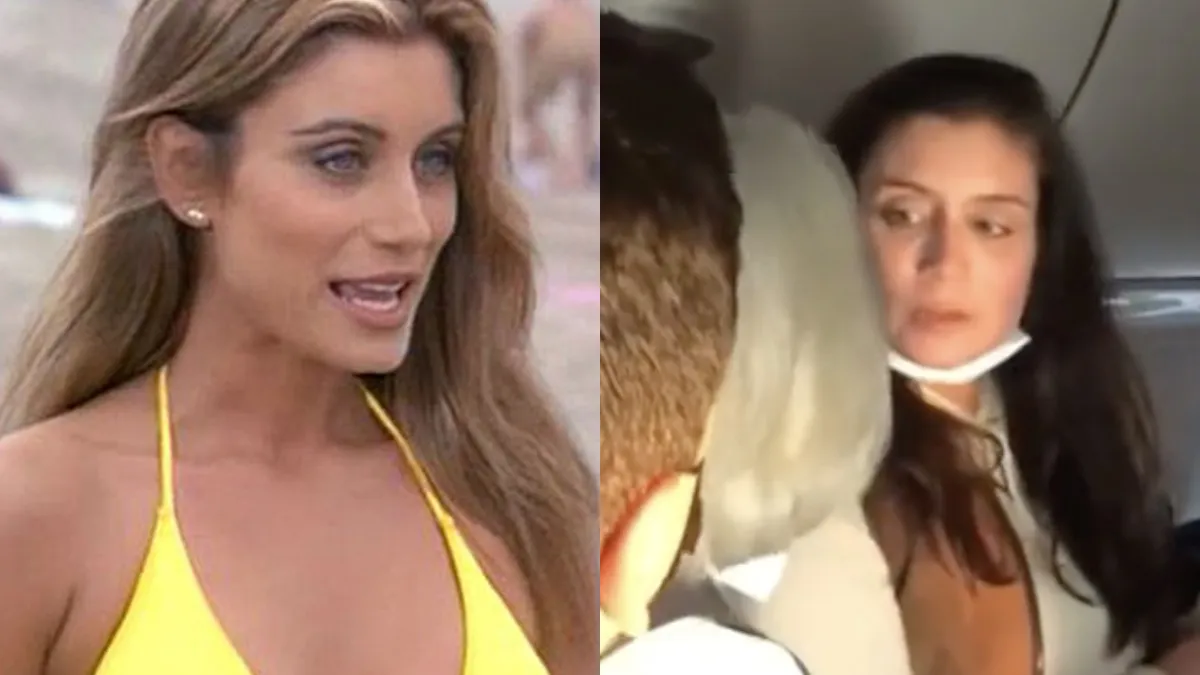 Eenmalige Baywatch actrice Patricia Cornwall bespuugt man tijdens vlucht voor niet dragen mondkapje