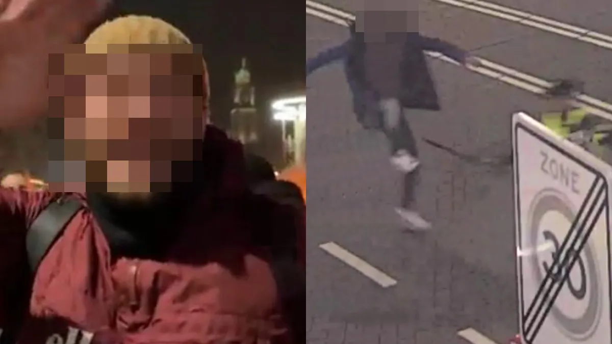 Hoppa, daar sta je dan! Politie Rotterdam geeft beelden van relschoppers Rotterdam vrij!