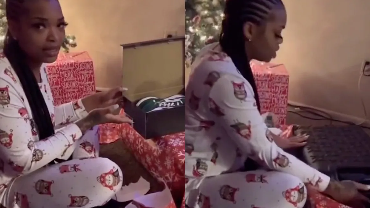 Man is erachter gekomen dat vrouw vreemd gaat en geeft haar passend kerstcadeau