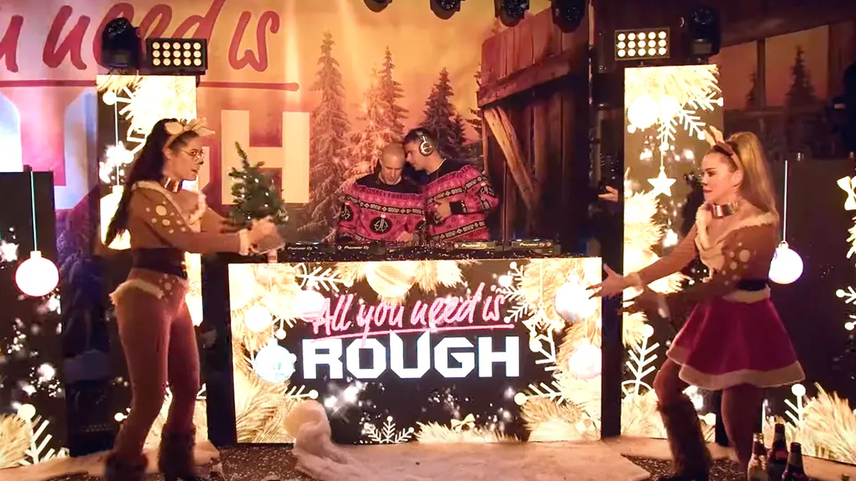 Voor lekker beukende muziek tijdens het kerstdiner: All You Need Is Rough