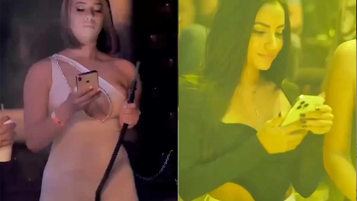 Gewoon een verzameling dames die het naar hun zin hebben in een lounge bar