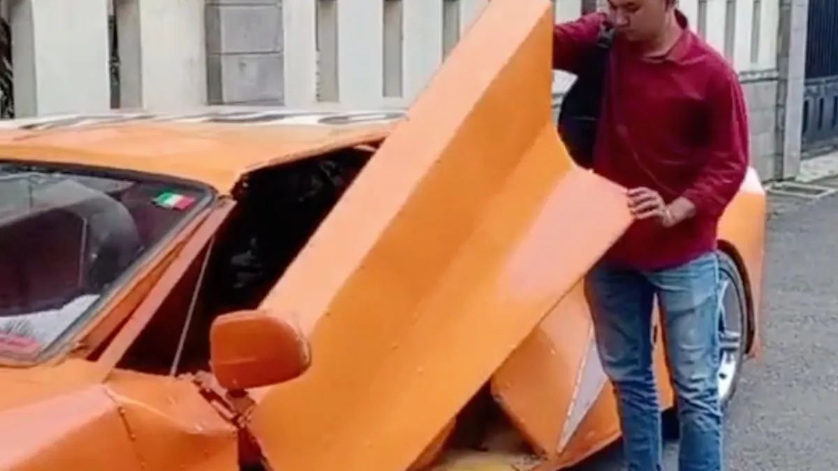 Lach maar, zo'n zelfgemaakte Lamborghini is ook gewoon hartstikke stoer