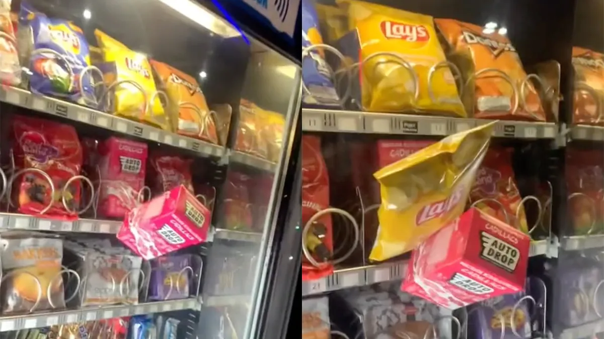 Als je trek hebt in drop, maar snoepautomaat werkt absoluut niet mee