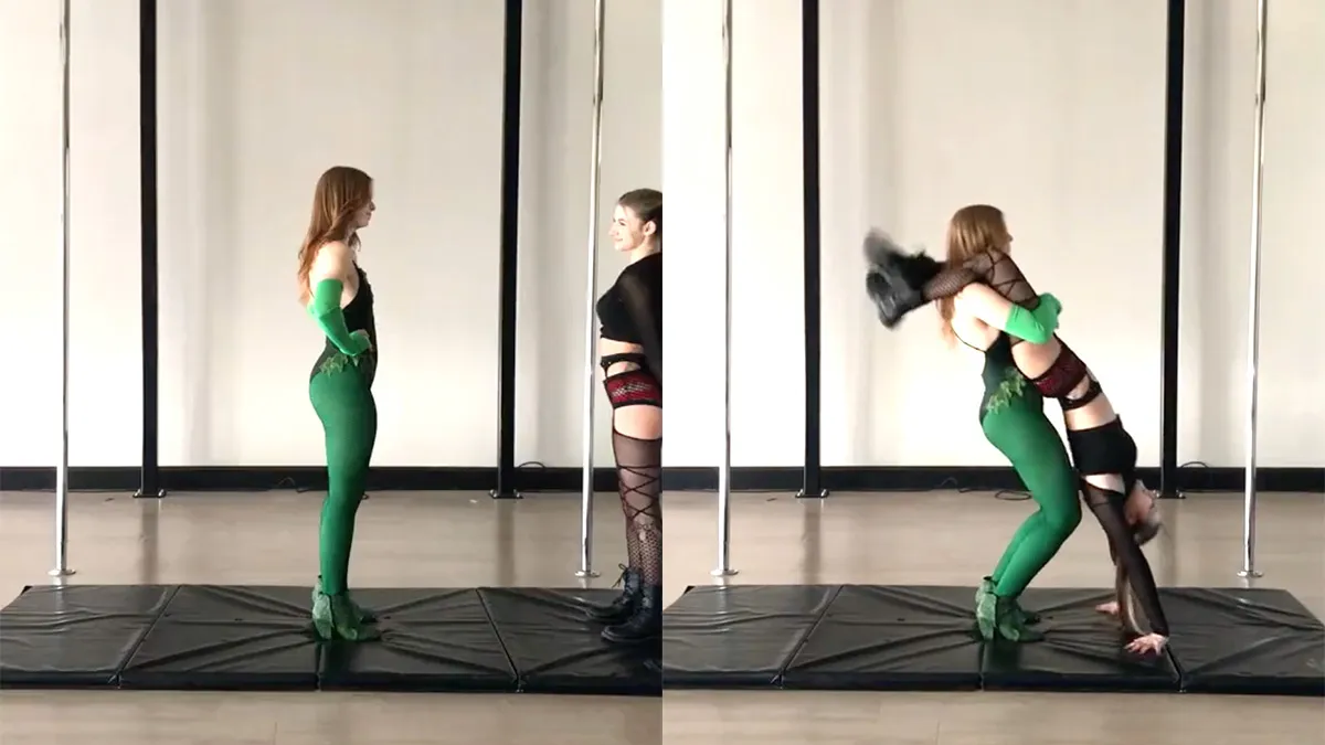 Er gaat een nieuwe Trust Fall challenge rond en die is best heftig