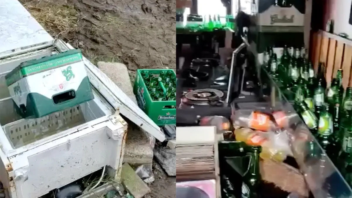 Opruimen maar: Dat moet een enorm goed feestje zijn geweest