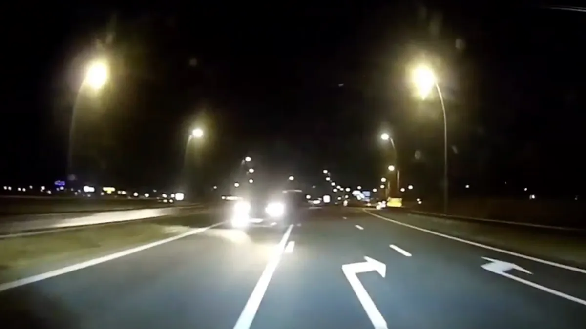 Toch even flink schrikken als je spookrijder treft op de N261 in Waalwijk