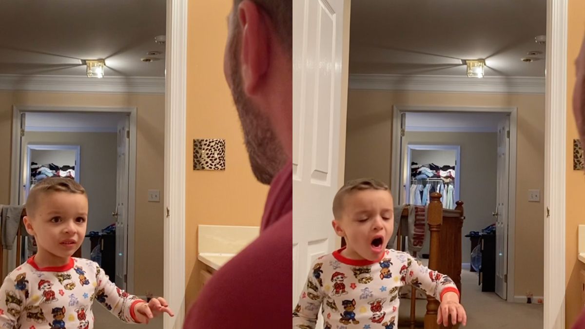 Vader neemt zijn zoon te grazen met zogenaamde 'Poop Challenge'