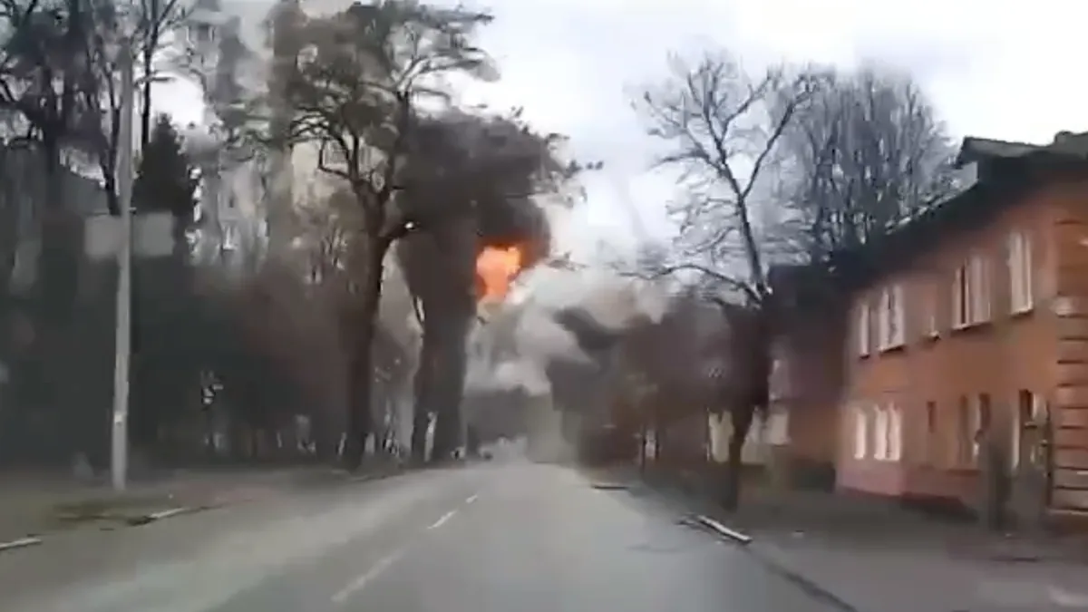 Autorijden in Tsjernigov stuk spannender door Russische bom