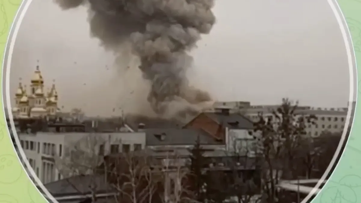Aanslag op kathedraal in Charkov beter in beeld