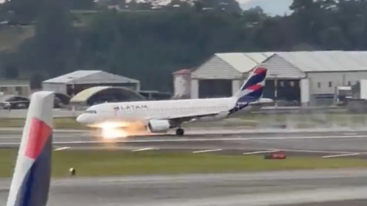 Gezocht, nieuw voorwiel voor Airbus A320 na noodlanding op Medellin