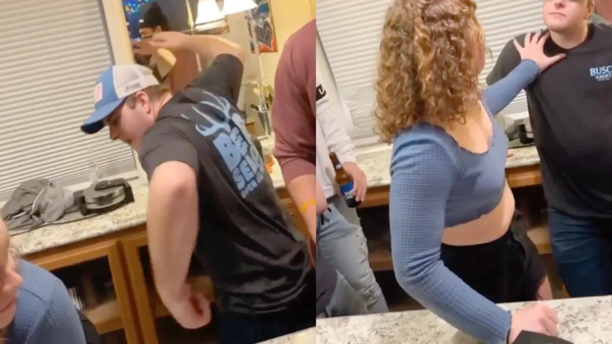 Jongedame heeft passende reactie op tik op haar bips