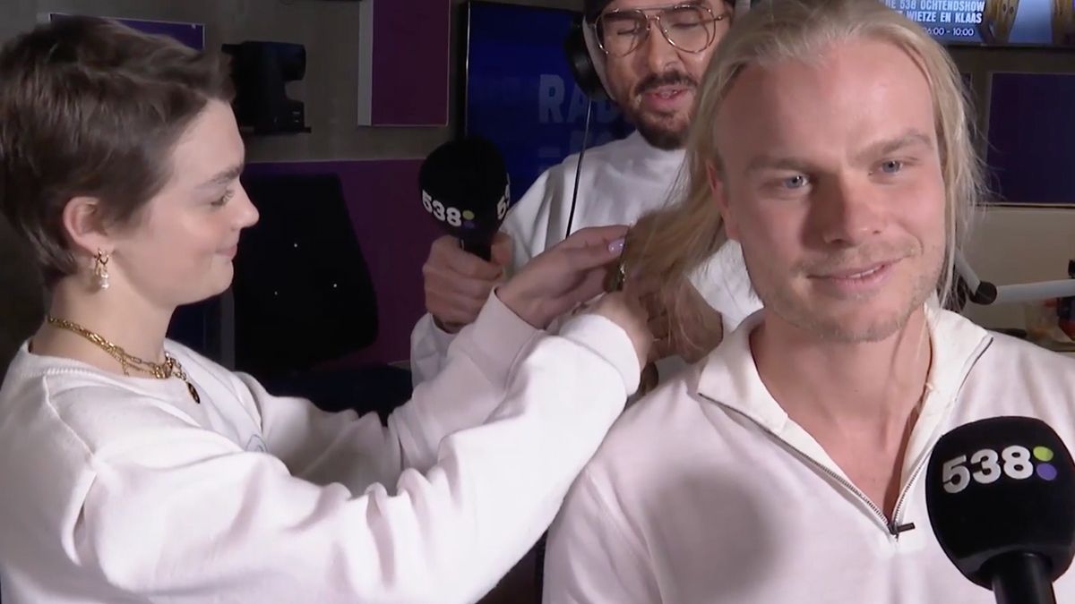 Hoppa, de schaar in het haar van schaatser Koen Verweij, 35 centimeter eraf