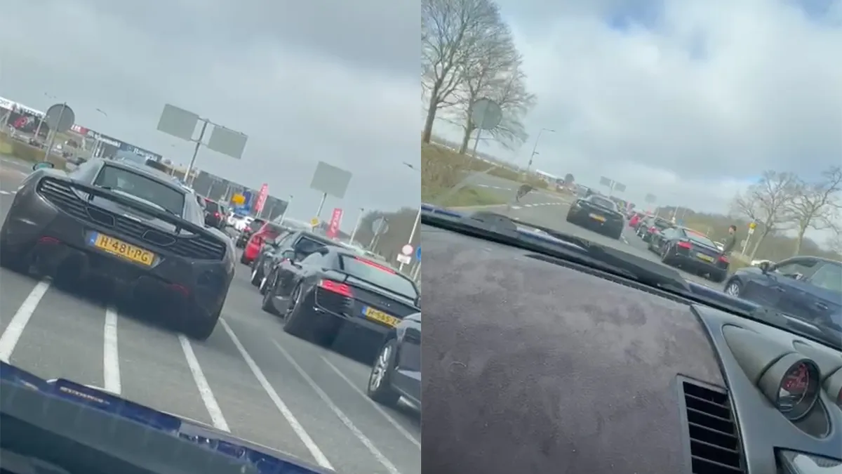 Ondertussen op DAY1 World of Cars: Hert bekijkt McLaren van heel dichtbij