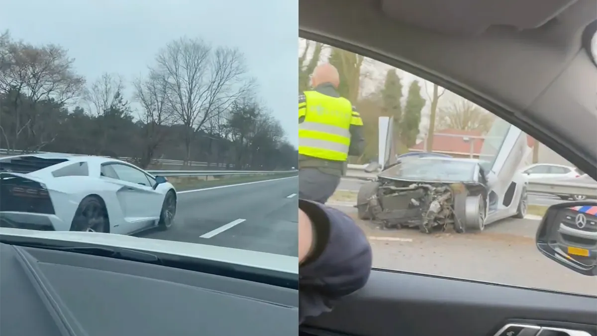 Rick van Stippent, eigenaar gecrashte Lamborghini, zegt dat onzin is dat hij te hard reed