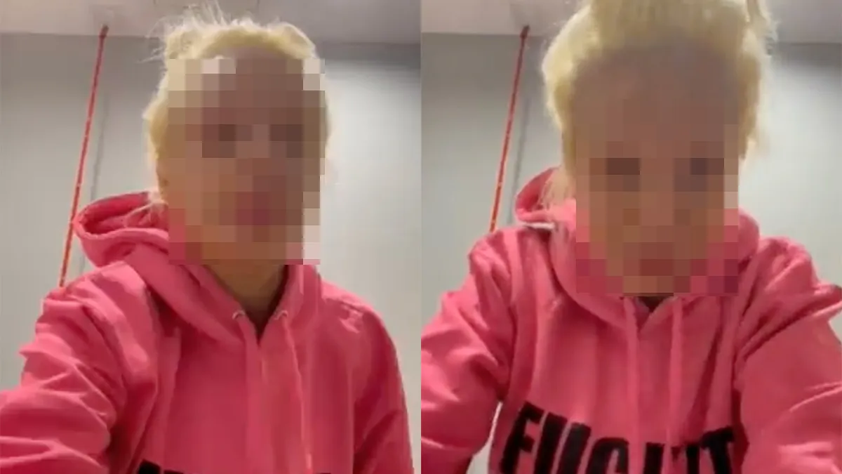 Vrouw is enorm verdrietig, want een van haar borsten is kapot gegaan