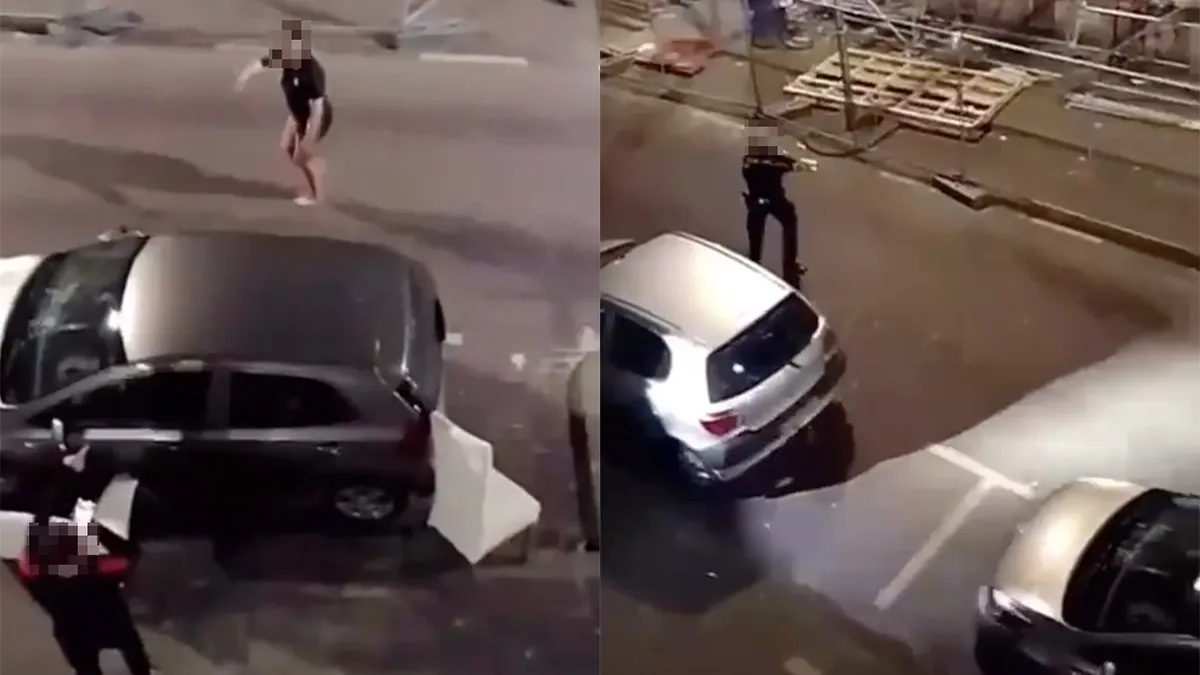 Vrouw wil man steken, maar wordt getaserd door de politie