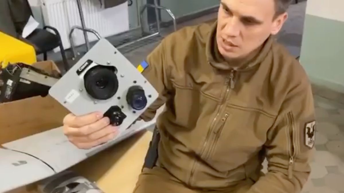 Russische Orlan-10 drone ziet er toch een beetje amateuristisch uit