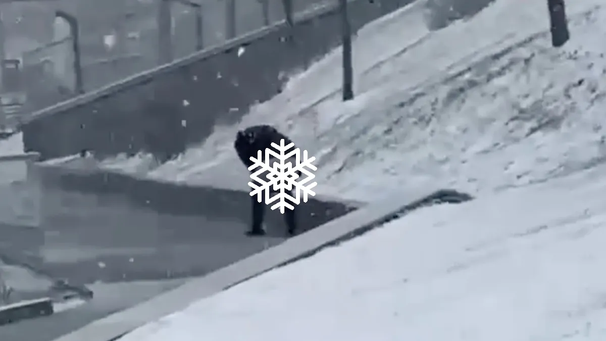 Illegaal lozen in het Russische Zaryadye Park