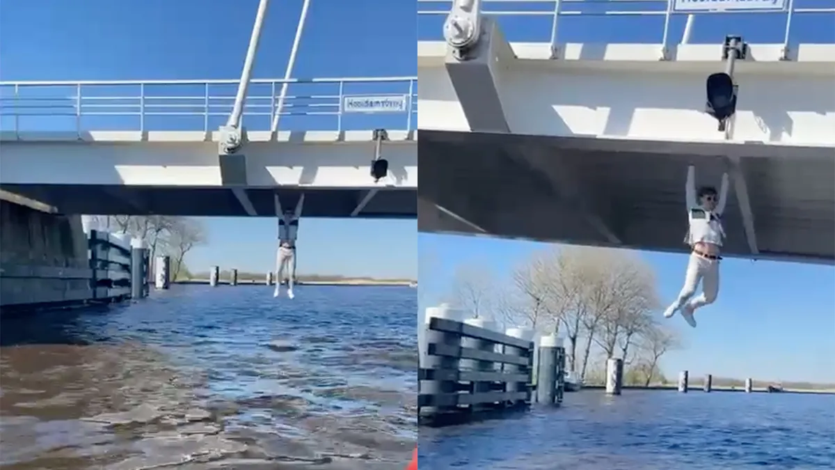 Brughanger in Friesland haalt toch een nat pak