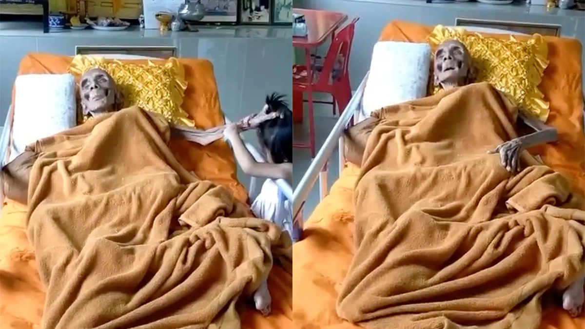 De oude monnik die viraal ging op Tik Tok is niet meer