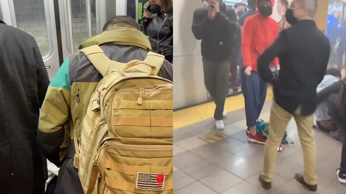 Eerste beelden na schoten op perron van metrostation New York