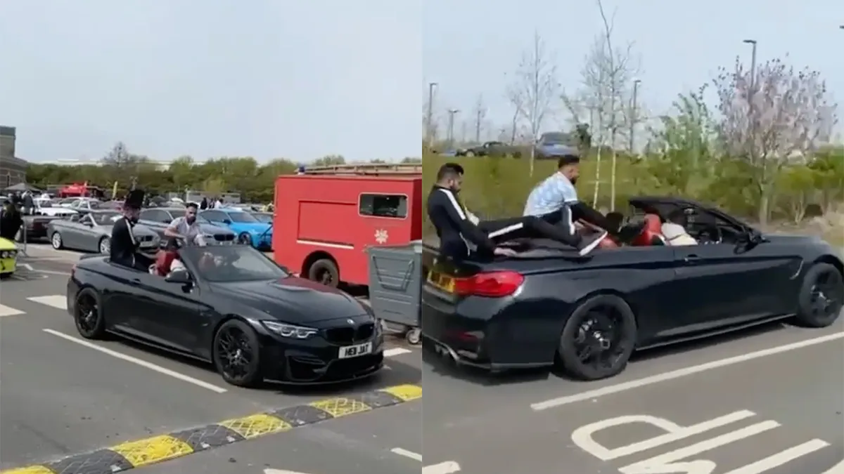 Lig je toch naast de auto als er een beetje gas wordt gegeven