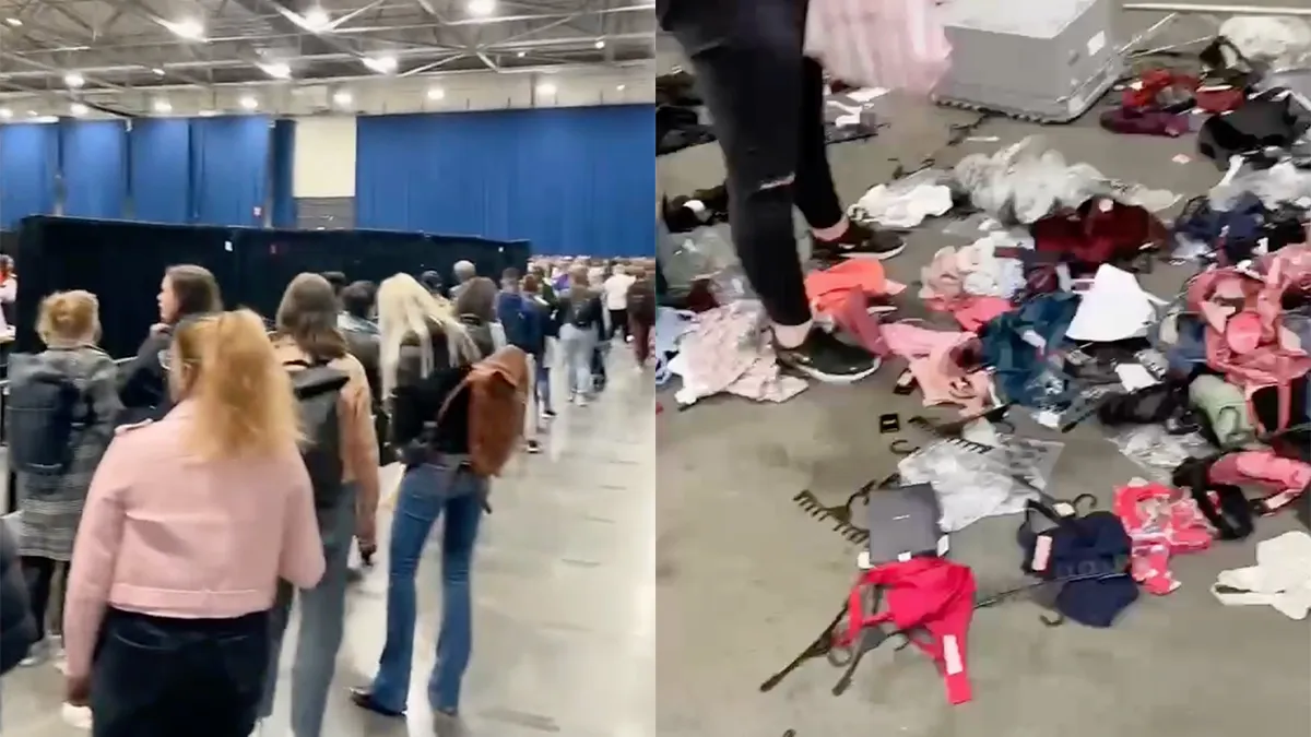 Nederland op zijn smalst: De Hunkemoller 'slipjes' Fabrieksverkoop in Rotterdam Ahoy