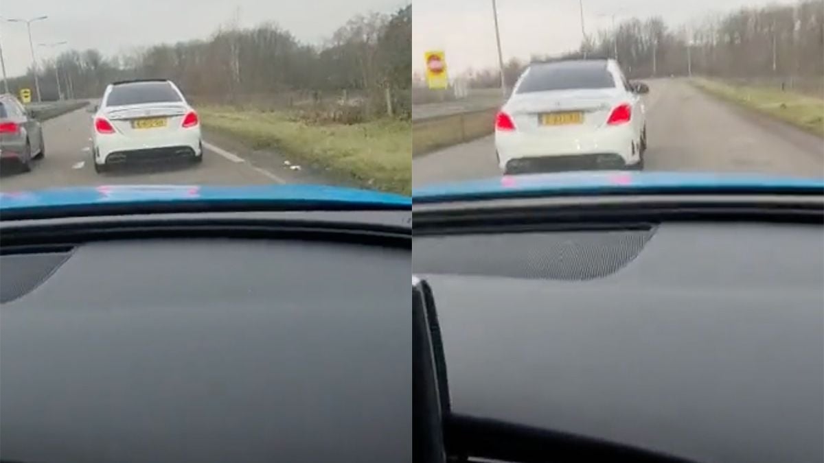 Nee joh, natuurlijk kun je straatrace doen met een Audi en een Mercedes