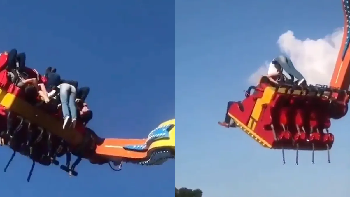 Ritje op een kermis in Paraguay gaat helemaal niet goed