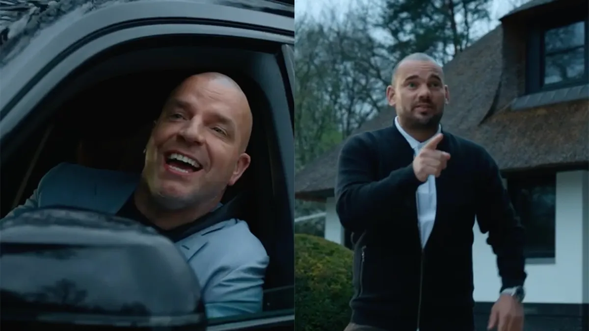 Wesley Sneijder heeft net als Andy van der Meijde ook een transfer gemaakt