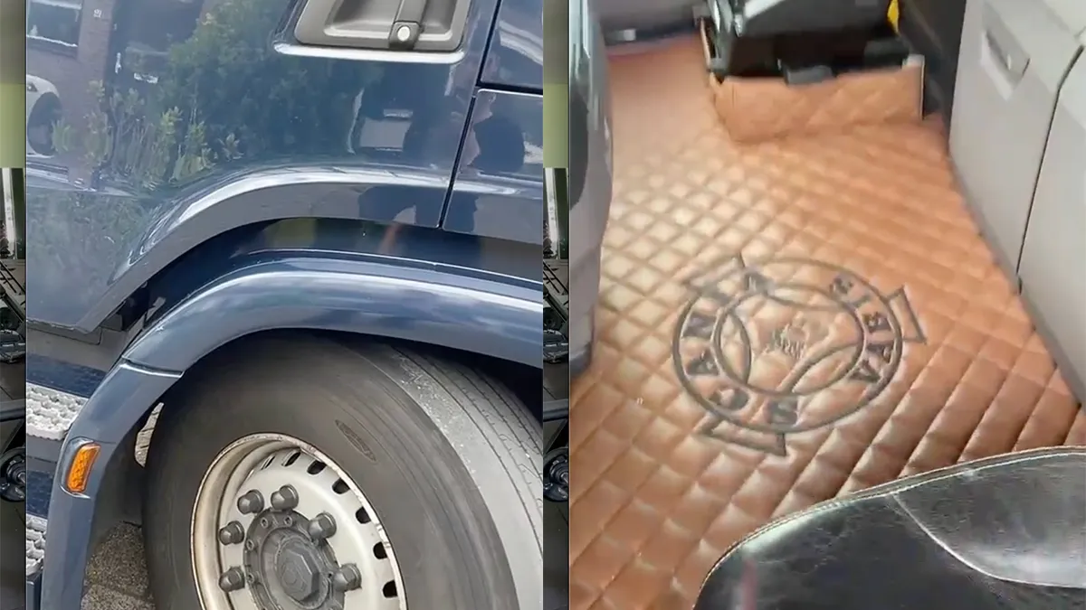 Zo'n vrachtwagen moet natuurlijk ook schoongemaakt worden