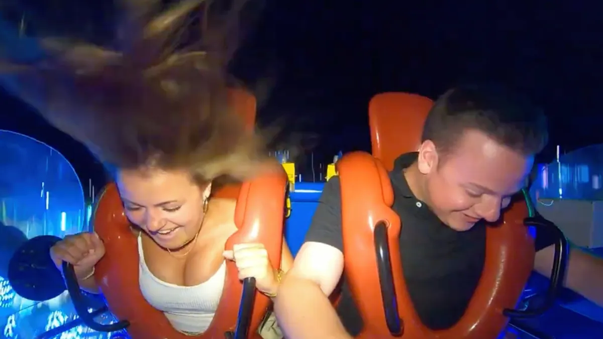 Blijft een leuke attractie zo'n Slingshot