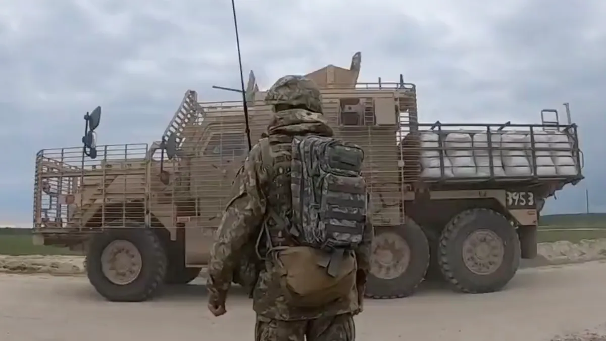 Britse Wolfhounds voor het eerst gespot in Oekraïne